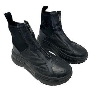 Converse Run Star Legacy Chelsea CX High Triple Black Boots – Unisex W 6 / M 4.5